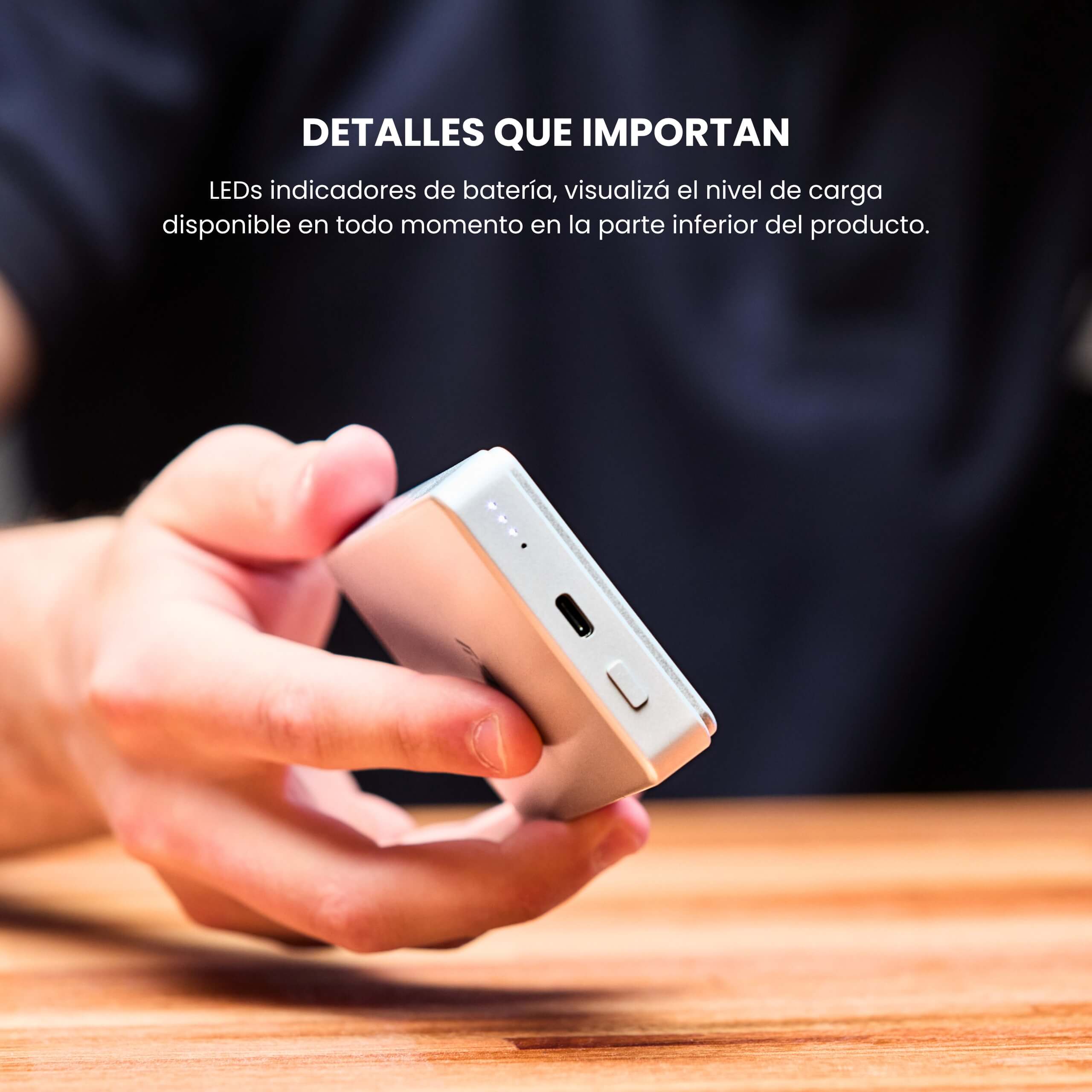 Power Bank ultrafino MagPower 10000mAh con diseño premium y compatibilidad total