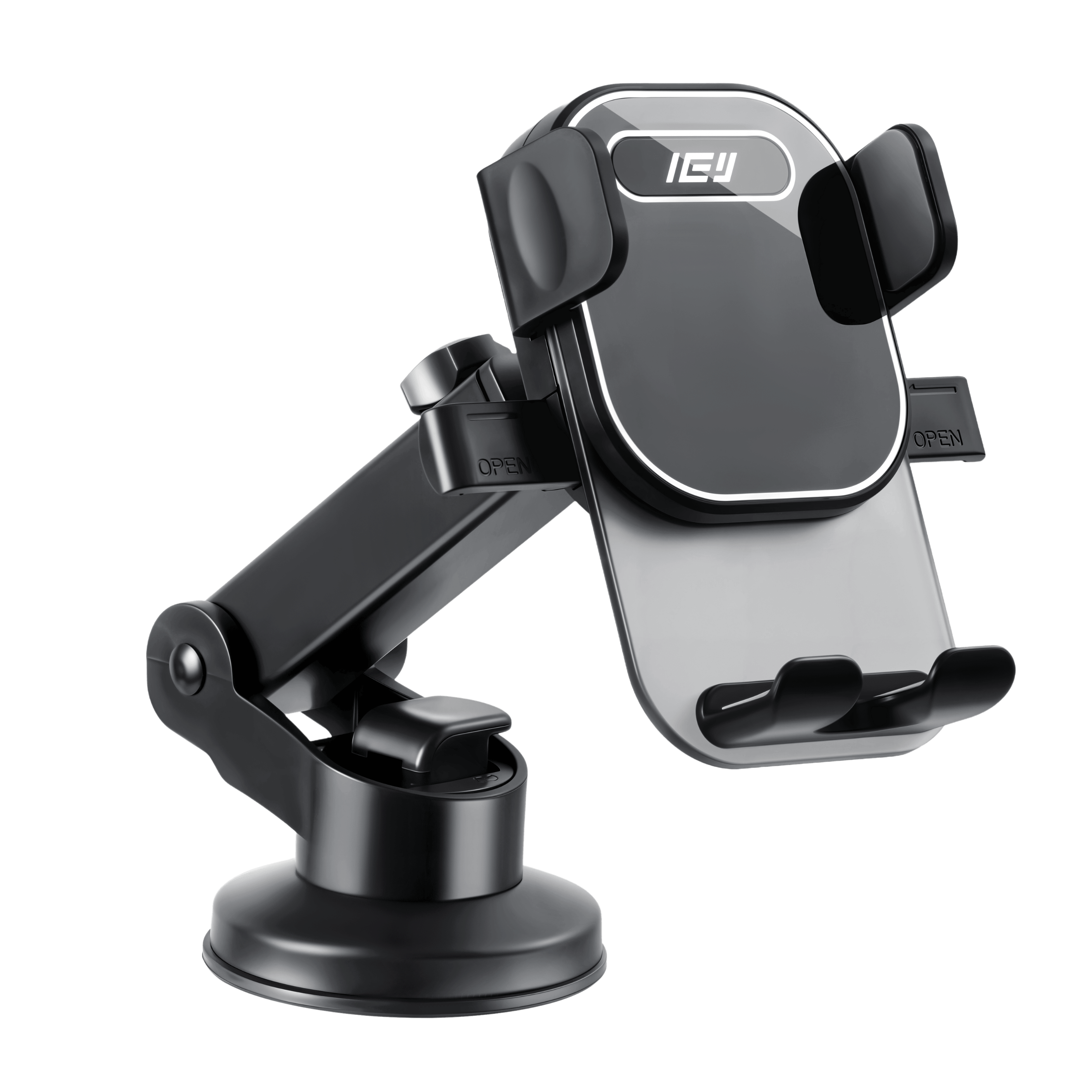 Soporte de auto con brazo extensible MagMount y ventosa mejorada para tablero o parabrisas, compatible con cualquier teléfono