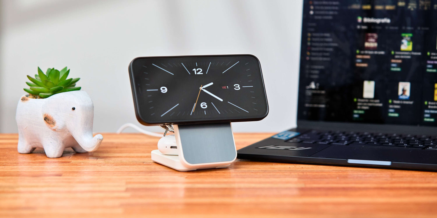 ecosistema de carga inalámbrica IEY con MagSafe y Qi2 para Apple y Samsung