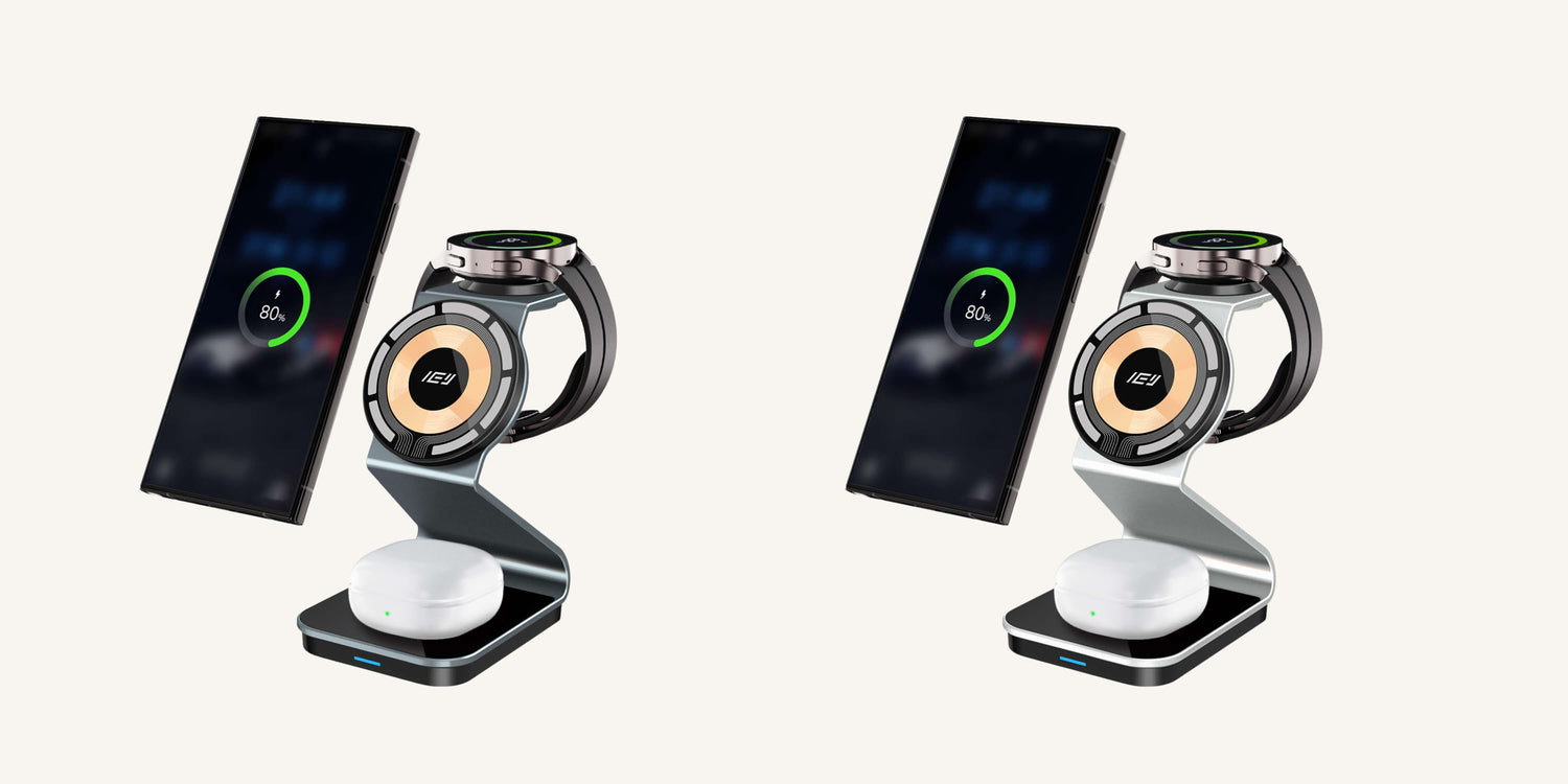 Estación de carga 3 en 1 para Samsung Galaxy, Galaxy Buds y Galaxy Watch