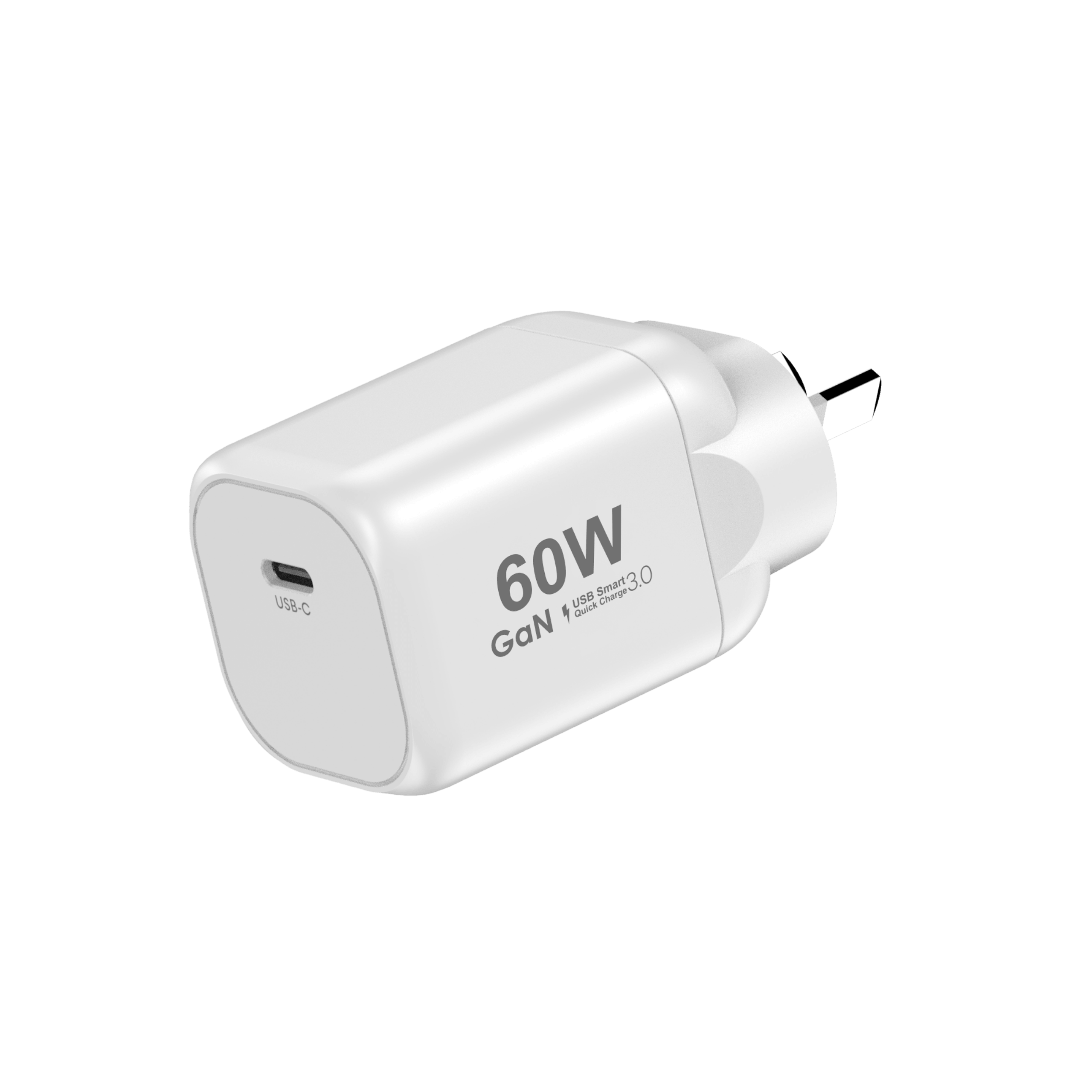 Cargador Ultra Rapido 60W con Tecnologia GaN #color_blanco