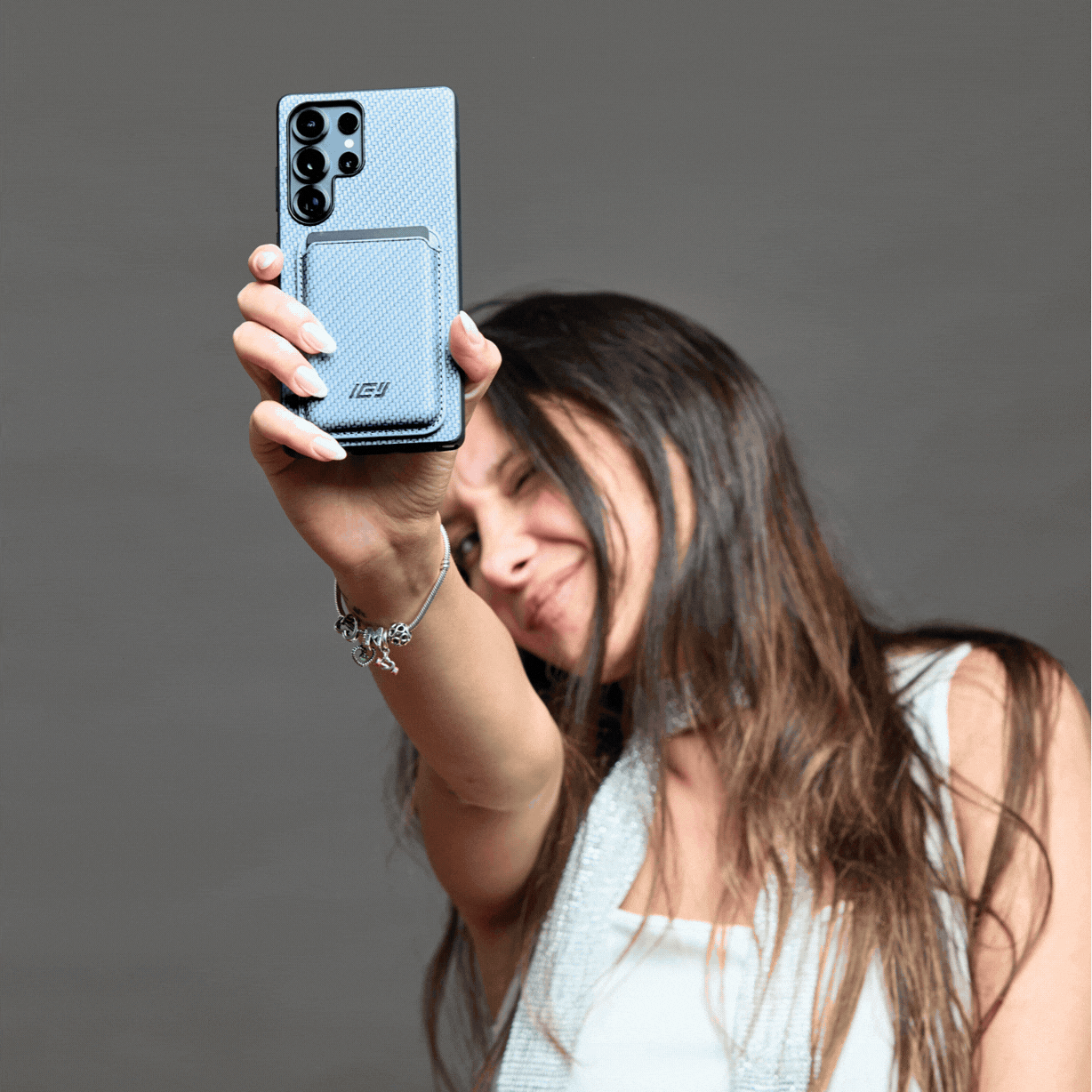 Fundas MagSafe para Samsung Carbon